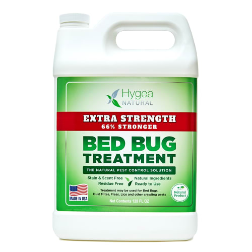 Hygea Natural Odorless Bed Bug and Mite Extra Strength Spray Refill, 1 Gallon